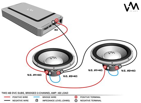 how to bridge speakers diagram.